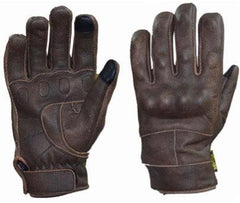 Unik International Mens Full Finger Leather Gloves