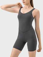 Wide Strap Active Romper - Flyclothing LLC