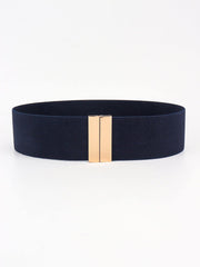 Alloy Buckle Elastic Belt - Trendsi