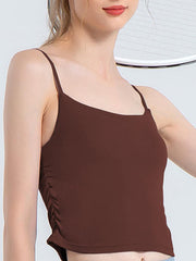 Ruched Sports Cami - Flyclothing LLC