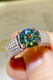 3 Carat Moissanite Side Stone Ring - Flyclothing LLC