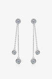 2.6 Carat Moissanite 925 Sterling Silver Earrings - Flyclothing LLC