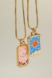 Tarot Card Pendant Copper Necklace - Flyclothing LLC