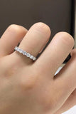 Charming Moissanite 925 Sterling Silver Ring - Flyclothing LLC