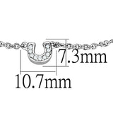 Alamode Rhodium Brass Bracelet with AAA Grade CZ in Clear - Alamode