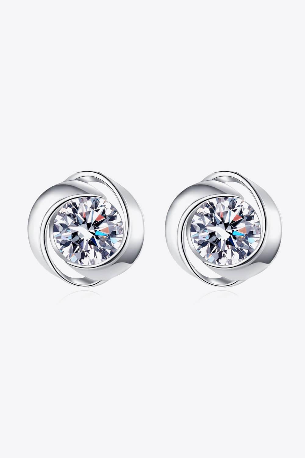 Feeling Fun Moissanite Stud Earrings - Flyclothing LLC