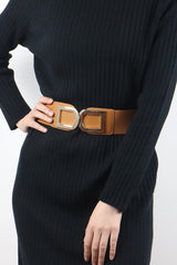 Double D Buckle PU Belt - Flyclothing LLC