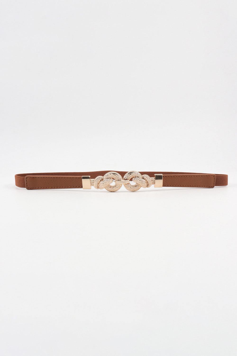 Zinc Alloy Buckle PU Leather Belt - Flyclothing LLC