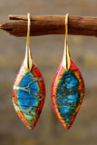 Handmade Natural Stone Dangle Earrings - Flyclothing LLC