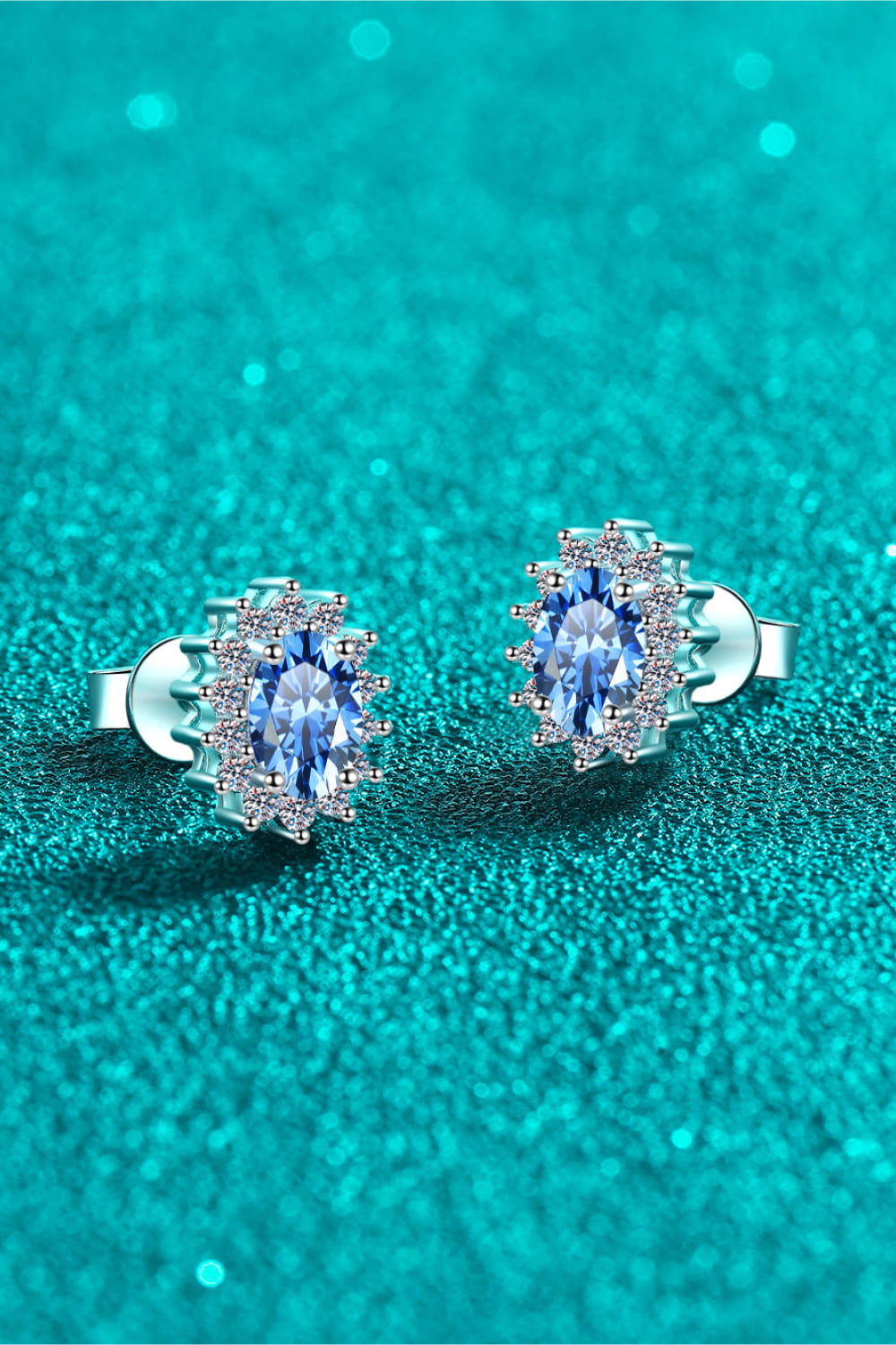 1 Carat Moissanite 925 Sterling Silver Stud Earrings - Flyclothing LLC