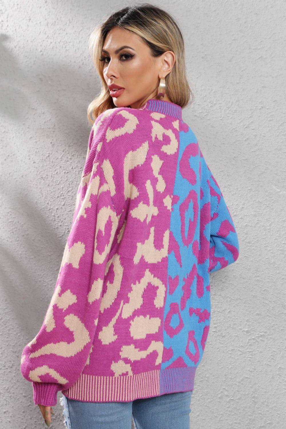 Lazy oaf pink leopard cardigan hotsell