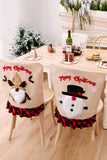 3-Pack Plaid Christmas Gnome Chair Covers - Flyclothing LLC