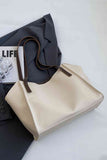 PU Leather Tote Bag - Flyclothing LLC