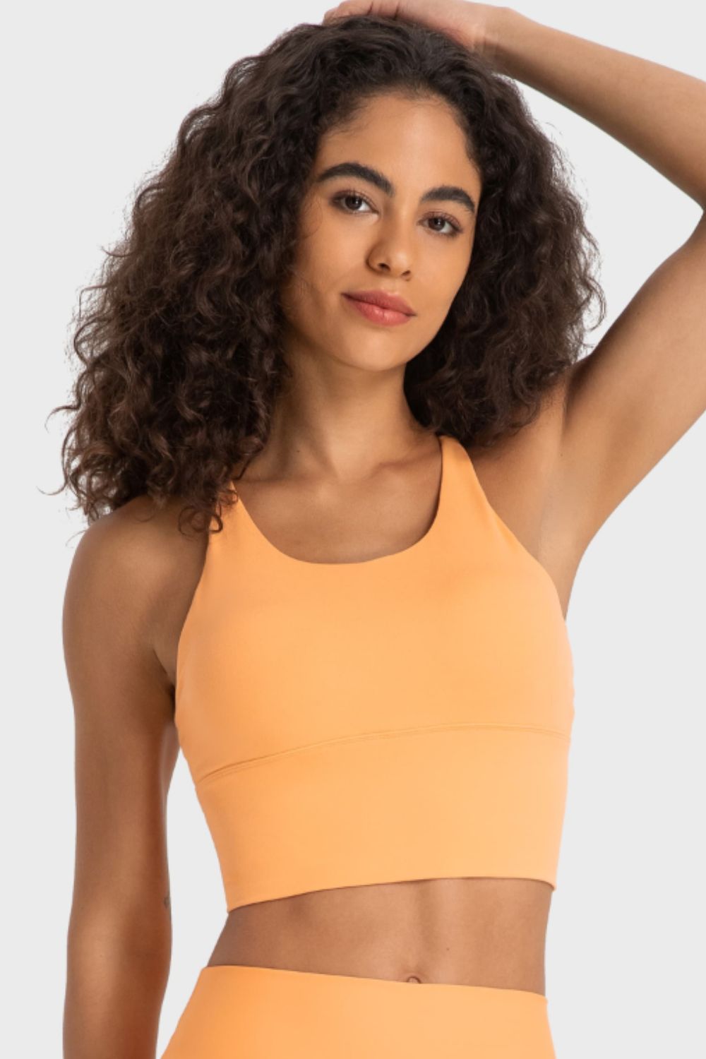 Crisscross Back Ladder Detail Sports Bra - Flyclothing LLC