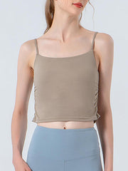 Ruched Sports Cami - Flyclothing LLC