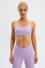 Crisscross Spaghetti Strap Active Cami - Flyclothing LLC