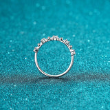 Moissanite 925 Sterling Silver Ring - Flyclothing LLC