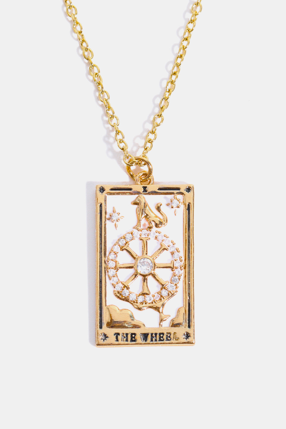 Tarot Card Pendant Stainless Steel Necklace - Flyclothing LLC