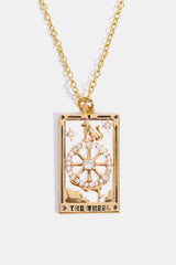 Tarot Card Pendant Stainless Steel Necklace - Flyclothing LLC