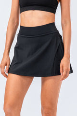 High Waist Pleated Active Skirt - Flyclothing LLC