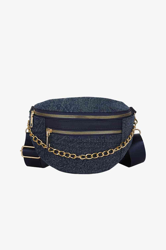 Denim Sling Bag - Flyclothing LLC