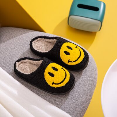 Melody Smiley Face Slippers - Flyclothing LLC