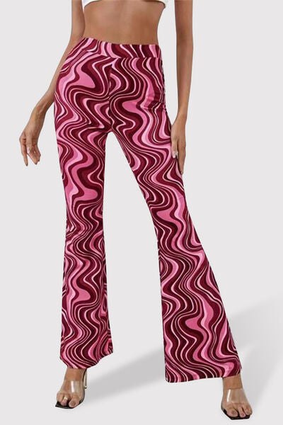 Fitted High Waist Flare Pants: (3 Prints) – TheCurveSlayer'sCloset
