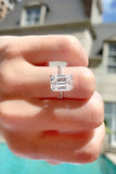 5 Carat Moissanite Side Stone Ring - Flyclothing LLC