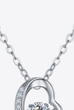 925 Sterling Silver Moissanite Pendant Necklace - Flyclothing LLC