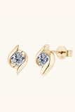 1 Carat Moissanite 925 Sterling Silver Stud Earrings - Flyclothing LLC