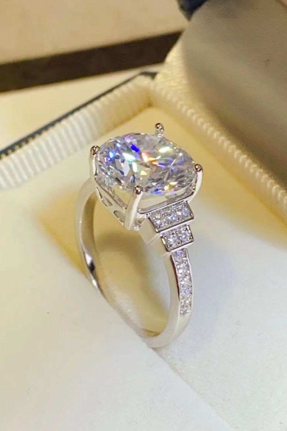 5 Carat Moissanite 925 Sterling Silver Ring - Flyclothing LLC