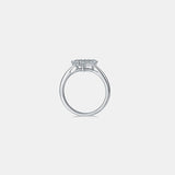 Moissanite 925 Sterling Silver Heart Ring - Flyclothing LLC