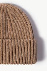 Rib-Knit Cuff Beanie - Flyclothing LLC