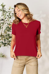 Basic Bae Full Size Round Neck Short Sleeve T-Shirt - Flyclothing LLC