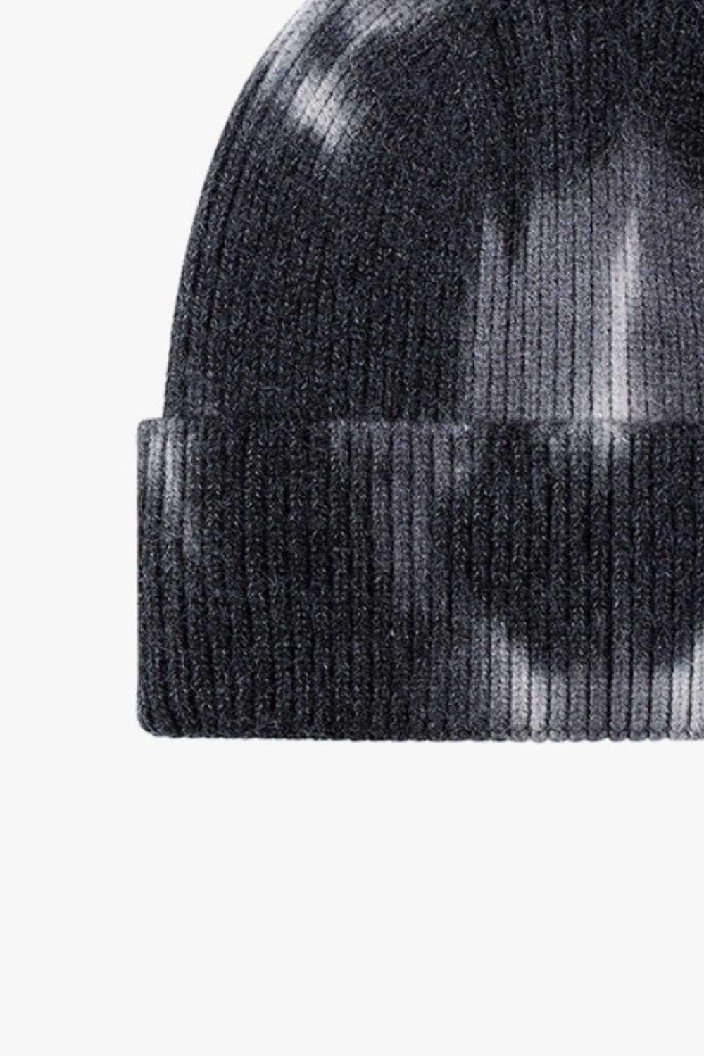 Tie-Dye Cuffed Knit Beanie - Flyclothing LLC