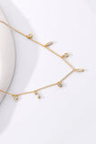 18K Gold Plated Multi-Charm Chain Necklace - Flyclothing LLC