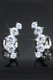 All You Need Moissanite Platinum-Plated Earrings - Flyclothing LLC