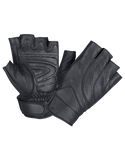 Unik International Mens Fingerless Leather Gloves