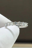 Charming Moissanite 925 Sterling Silver Ring - Flyclothing LLC