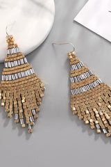 Beaded Dangle Earrings - Trendsi