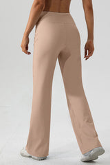 High Waist Straight Active Pants - Flyclothing LLC