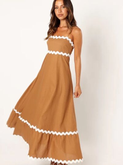 Spaghetti Strap Maxi Dress - Flyclothing LLC