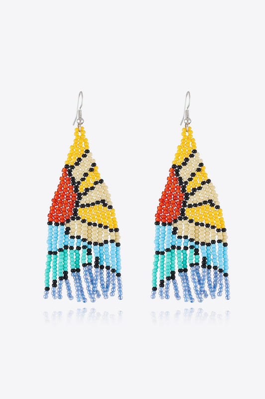 Beaded Dangle Earrings - Trendsi