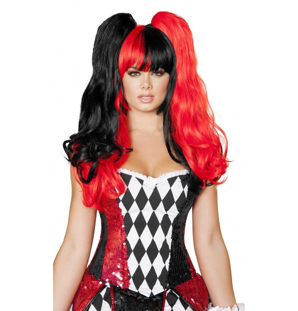 Roma Costume Black Red Wig - Flyclothing LLC