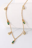 18K Gold Plated Multi-Charm Chain Necklace - Flyclothing LLC