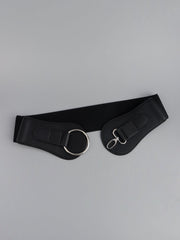 PU Elastic Wide Belt - Flyclothing LLC