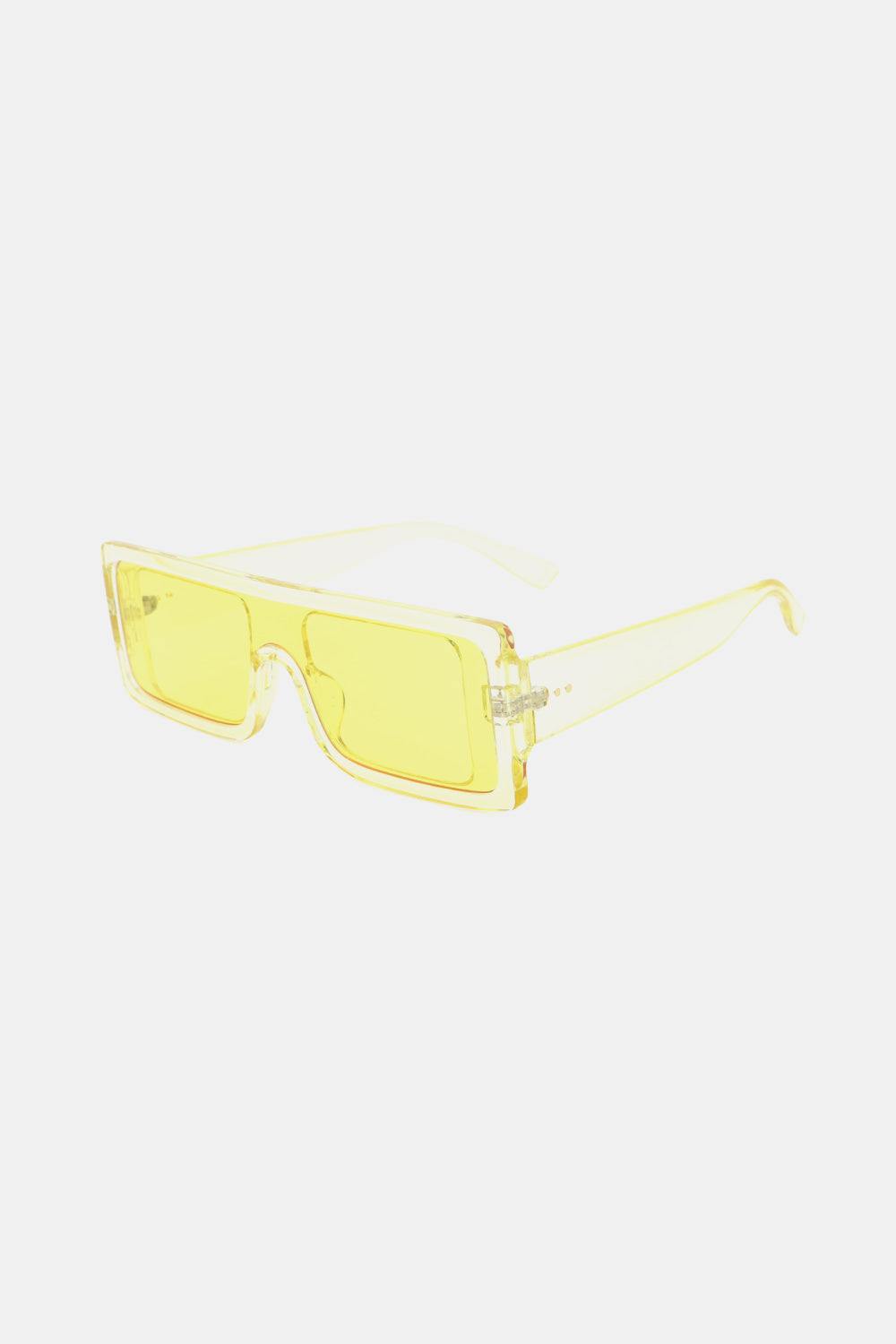 Polycarbonate Frame Rectangle Sunglasses - Flyclothing LLC