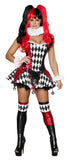 Roma Costume 3pc Court Jester Cutie