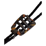 Tri-Color Rattlesnake Western Bolo Tie - Flyclothing LLC