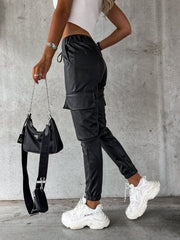 Drawstring Pants with Pockets - Trendsi